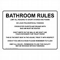 Rules. Sign