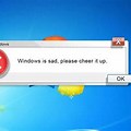 Windows Error Pop Up