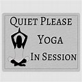 Yoga in Session Sign