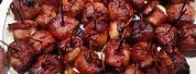 Bacon Wrapped Water Chestnuts with BBQ Sauce