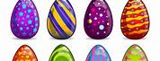 Easter Egg Cartoon Digital Vector
