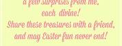 Message From the Easter Bunny