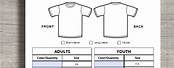 T-Shirt Order Form Google Sheets