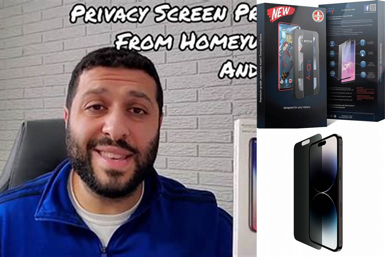 1. Homy Privacy Screen Protector