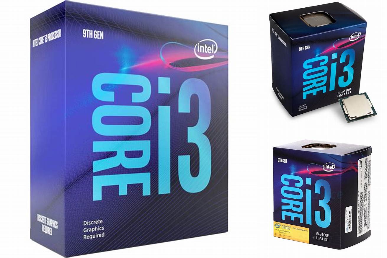 1. Intel Core i3-9100F