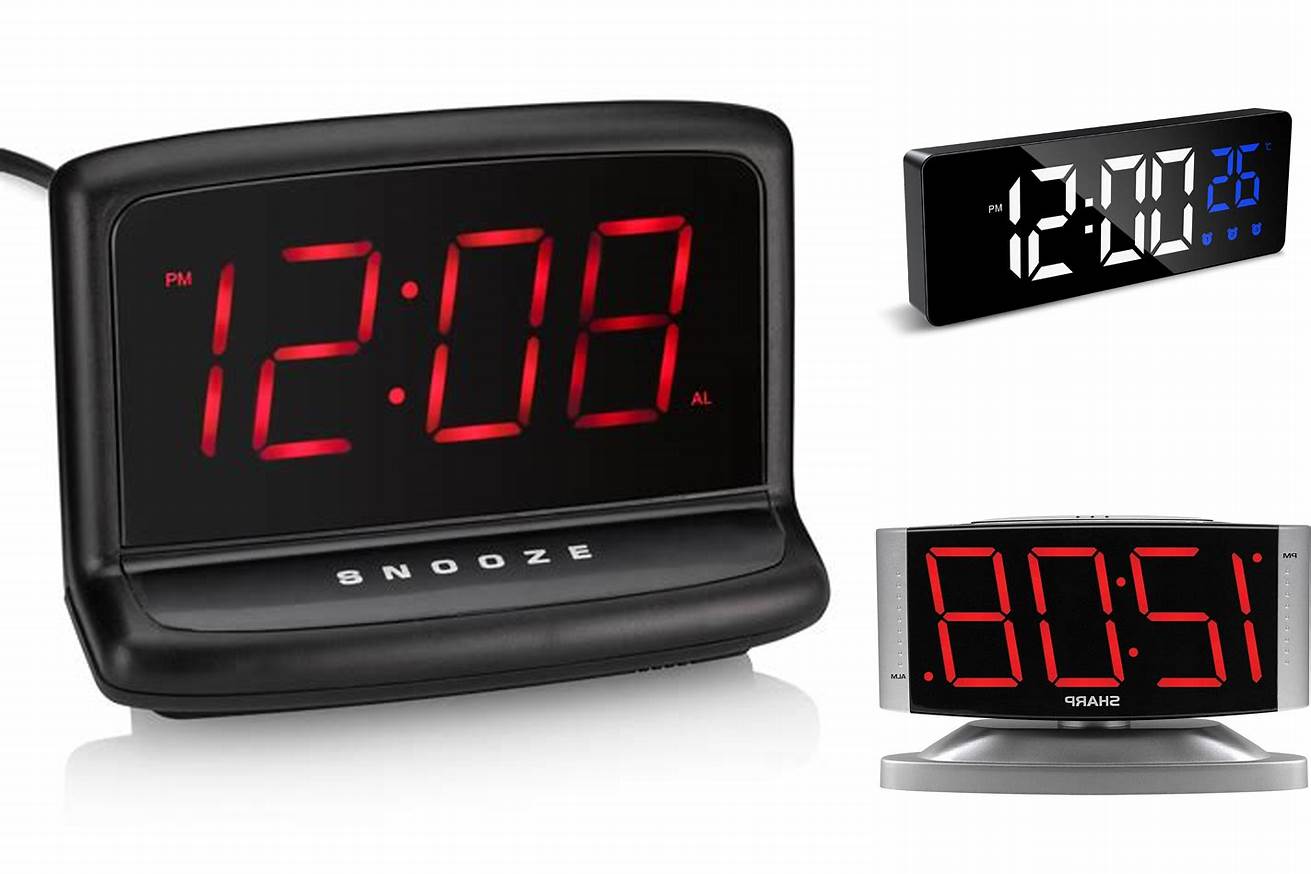 1. Jam Digital Desktop LED Alarm Clock