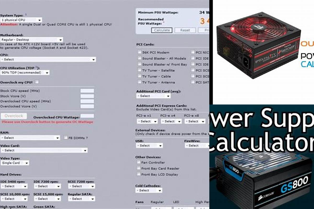 1. OuterVision Power Supply Calculator