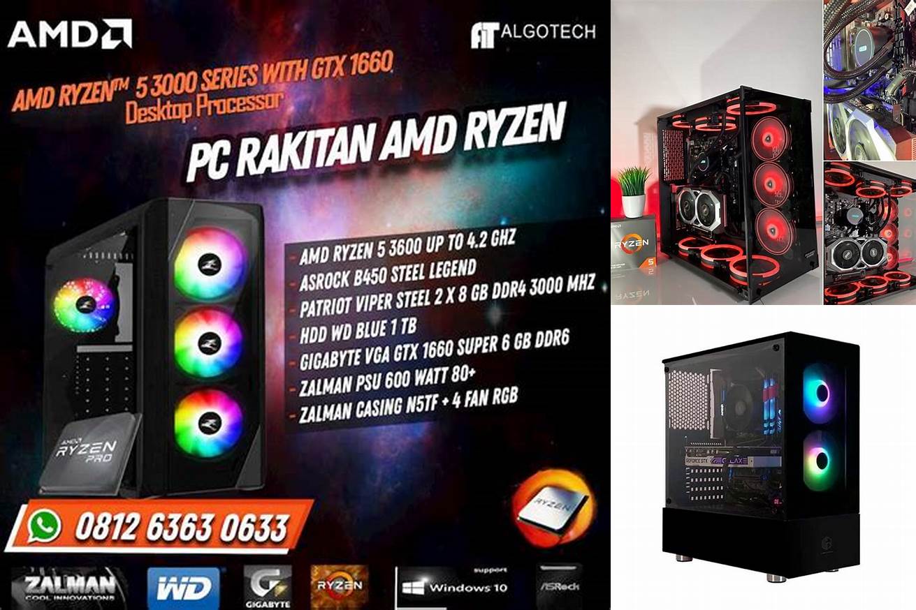 1. PC Rakitan 6 Jutaan - AMD Ryzen 5 3600