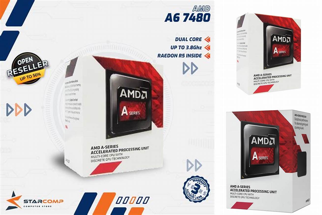 1. Prosesor: AMD A6-7480