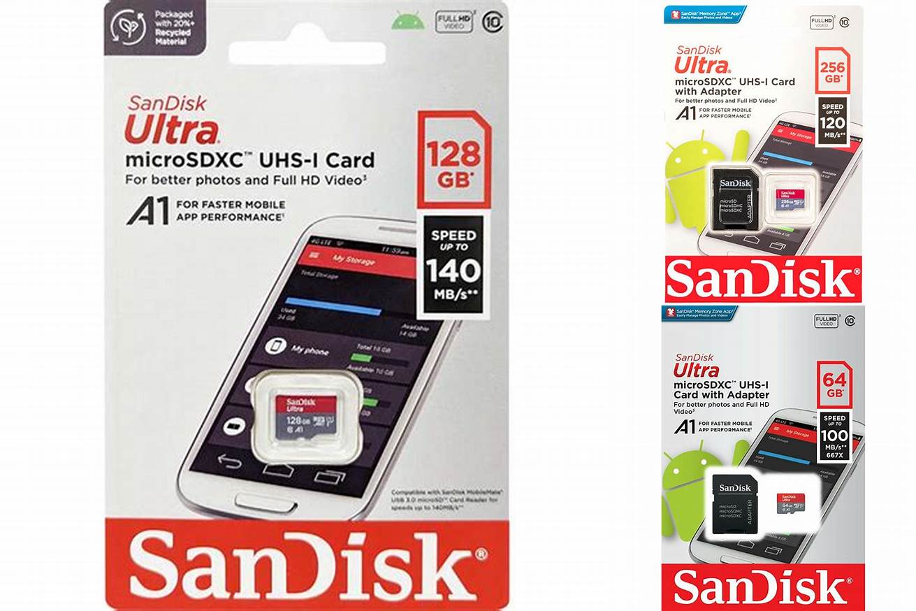 1. SanDisk Ultra MicroSDXC