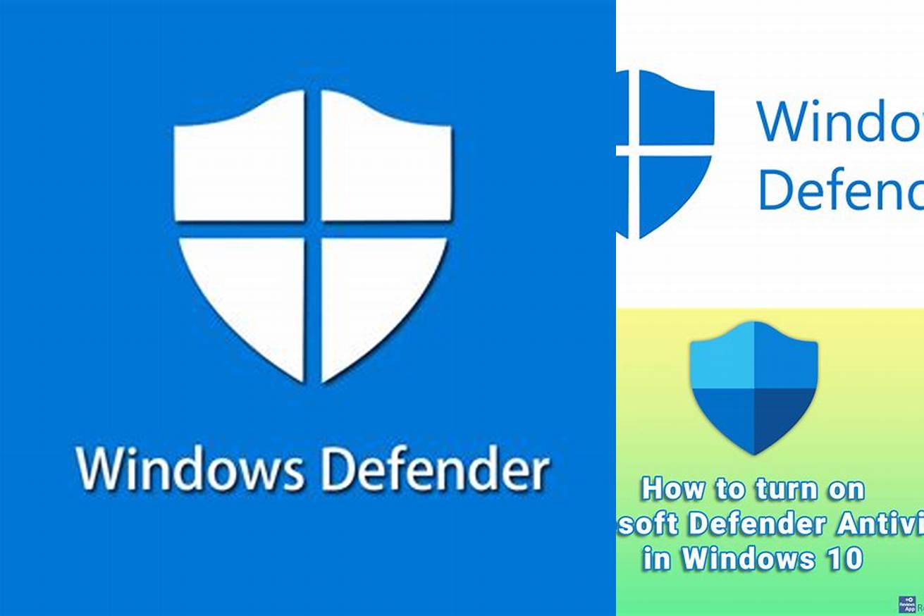 1. Windows Defender