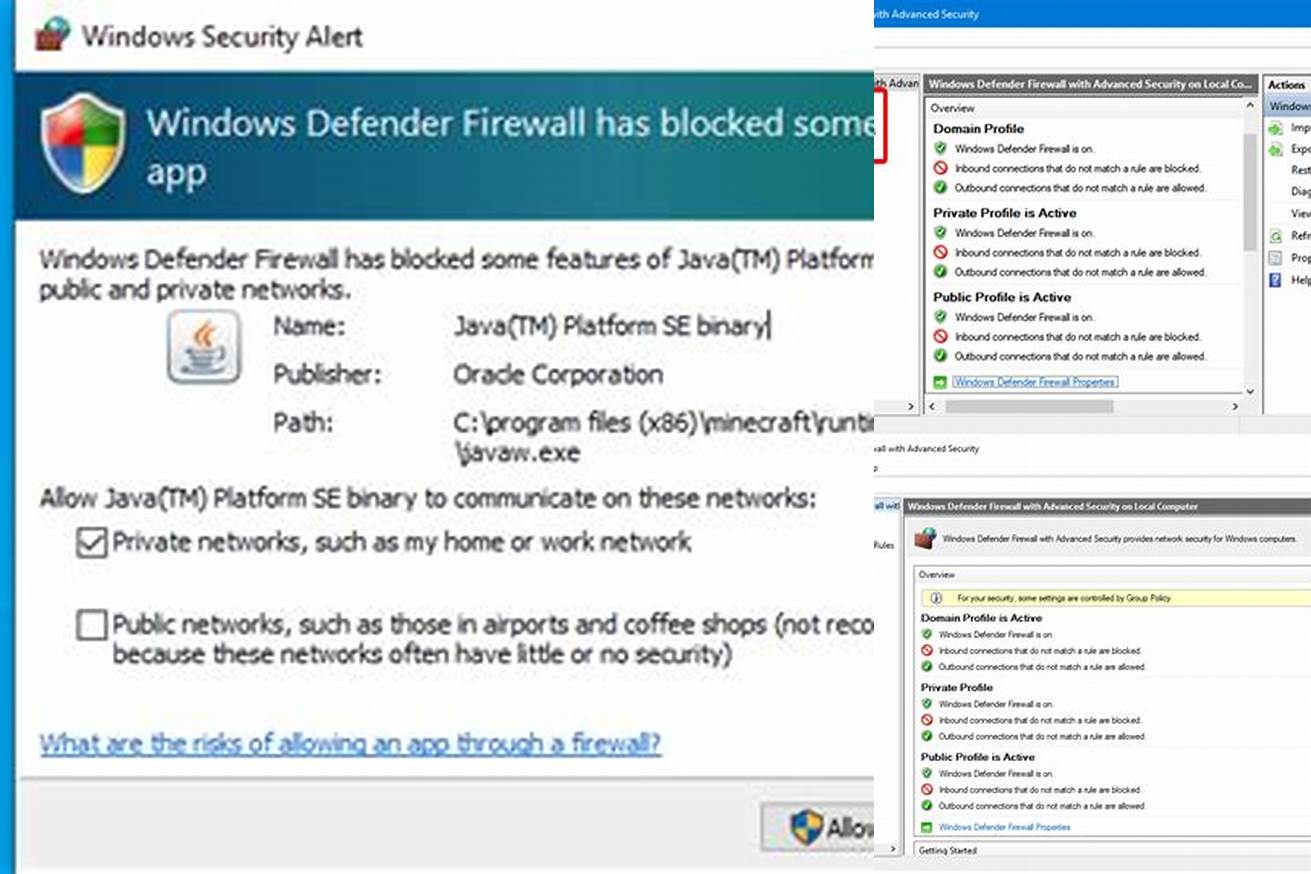 1. Windows Defender Firewall