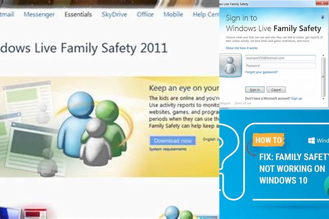 1. Windows Live Family Safety
