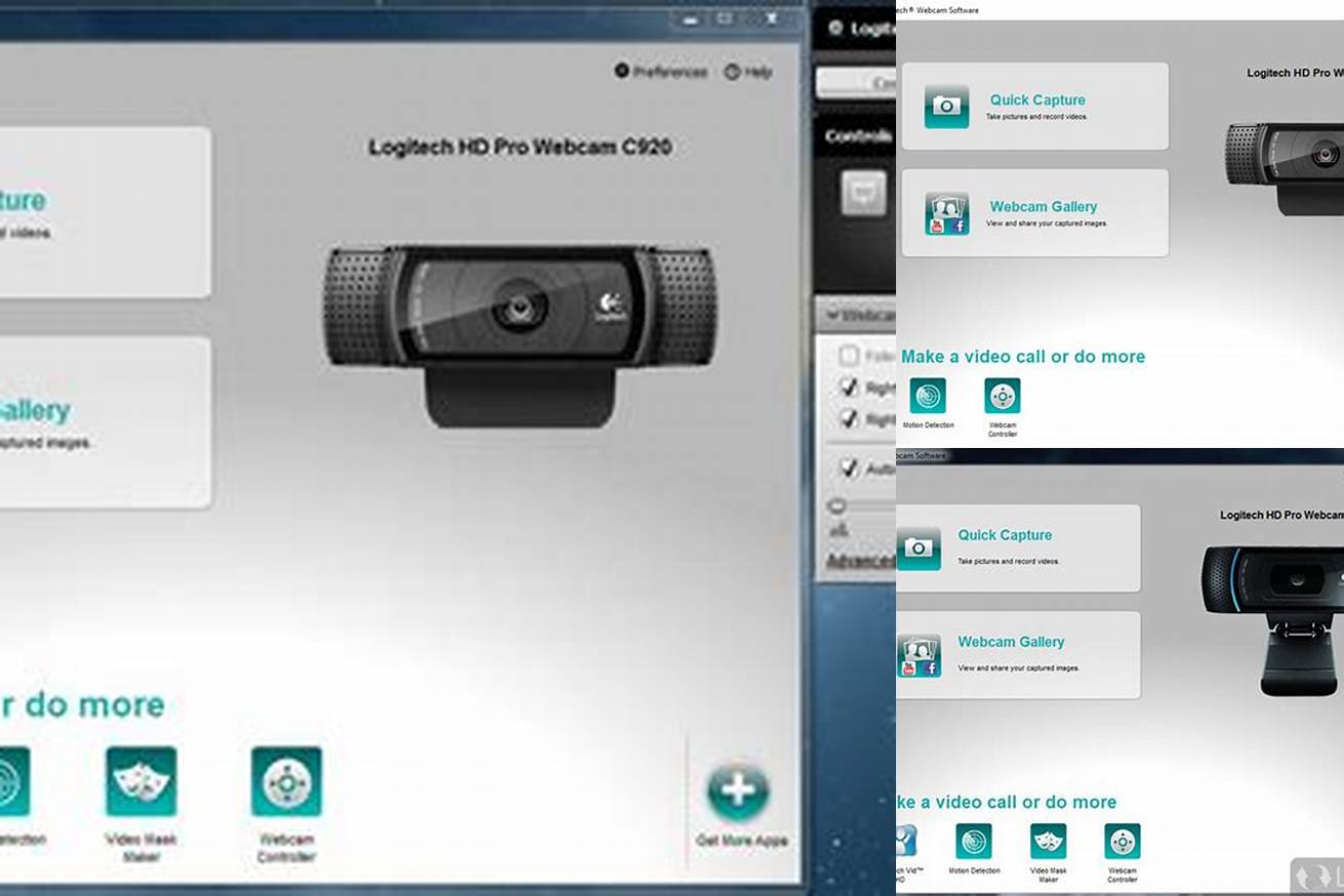 2. Logitech Webcam Software