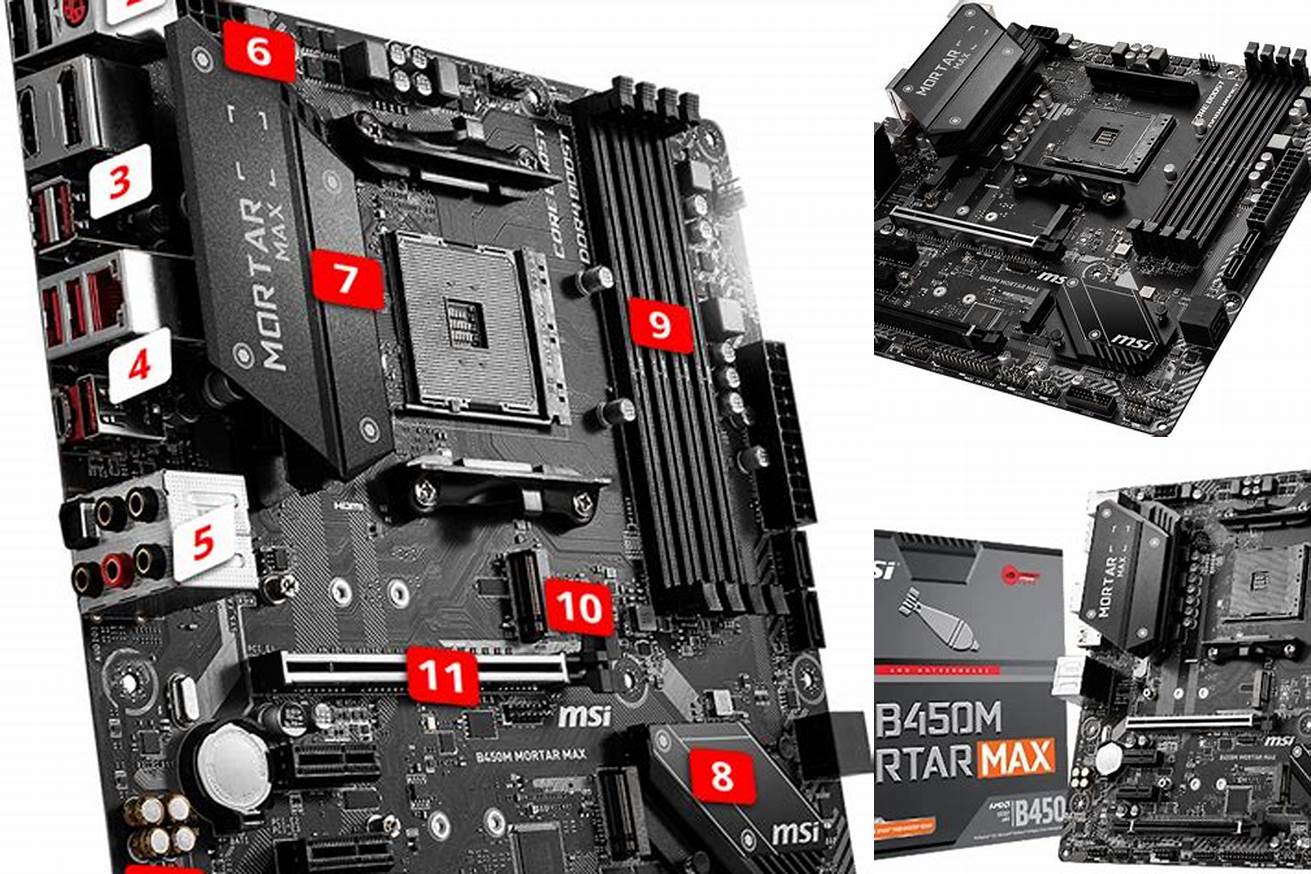 2. Motherboard MSI B450M Mortar Max