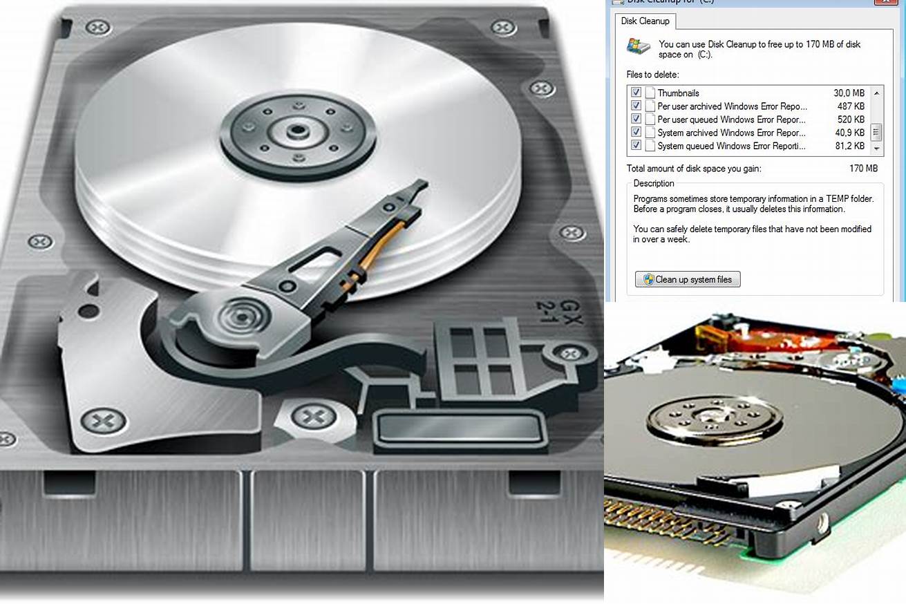 3. Bersihkan Hard Disk Drive
