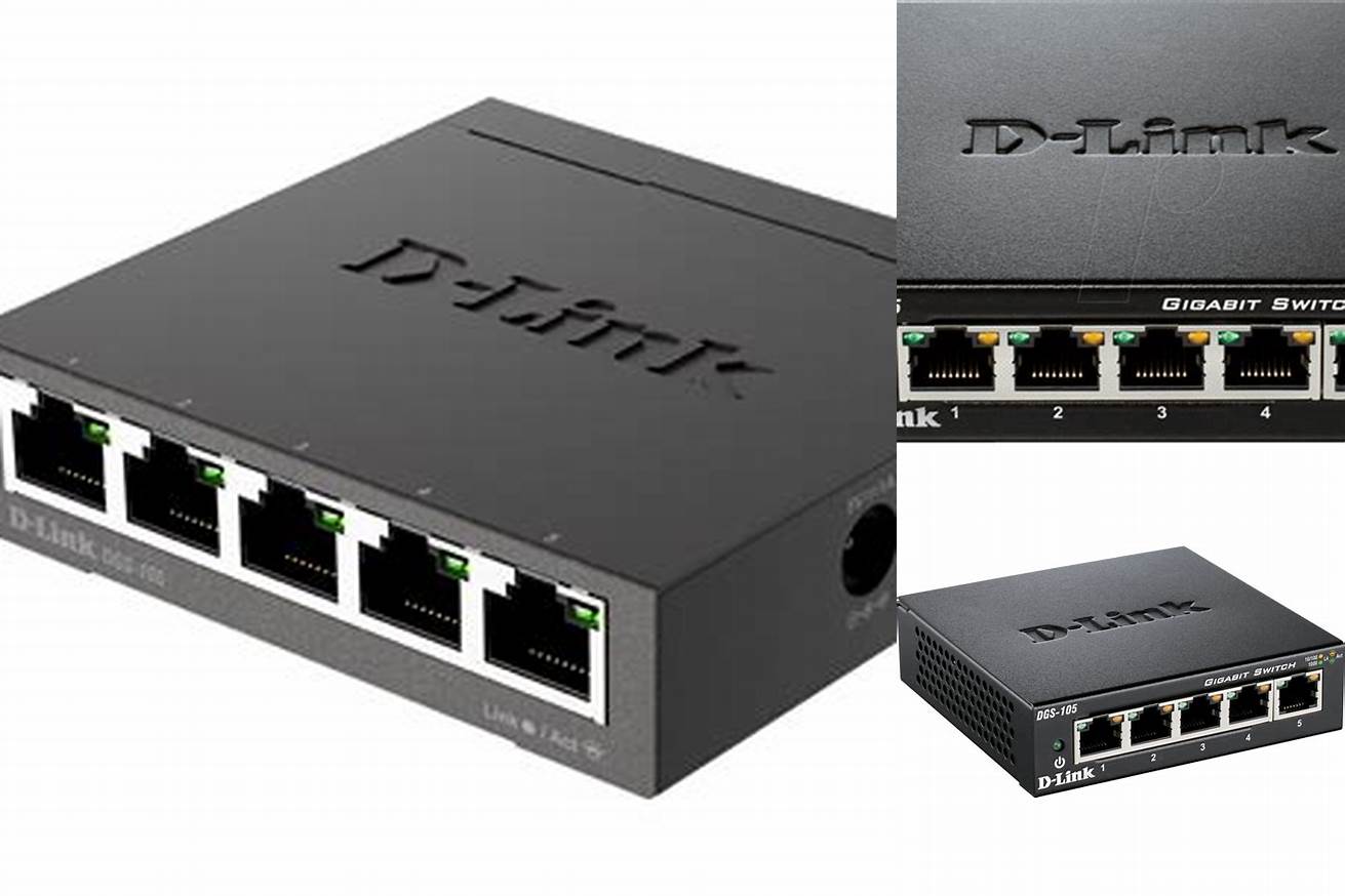 3. D-Link DGS-105 Gigabit Ethernet Switch