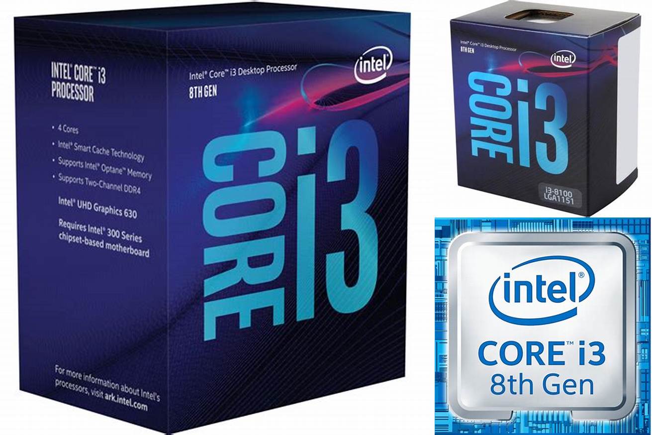 3. Intel Core i3-8100