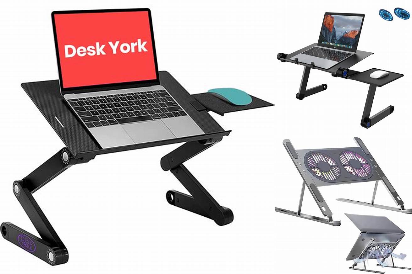 3. Laptop Stand Adjustable with Cooling Fan