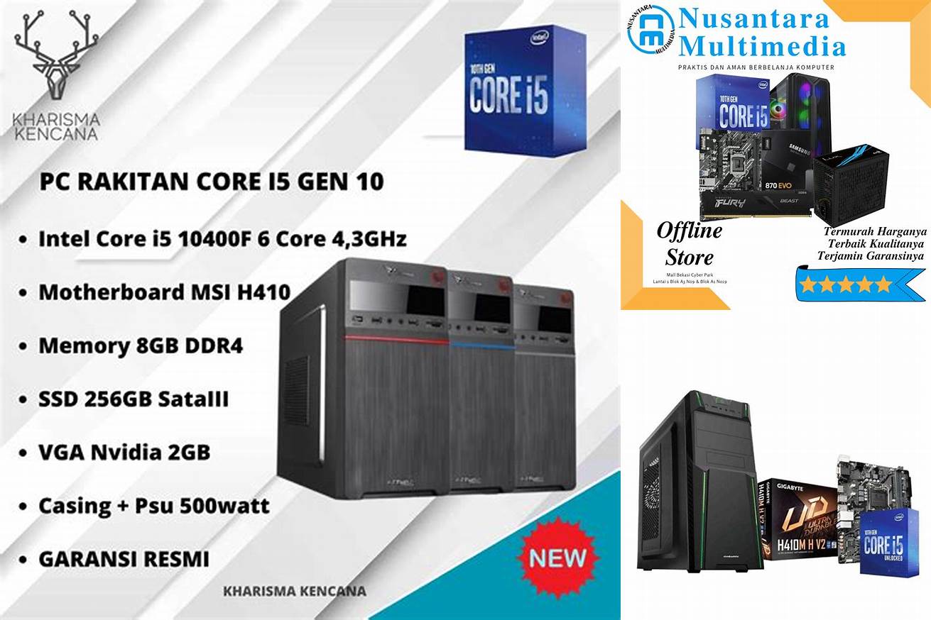 3. PC Rakitan Core i5-10400F