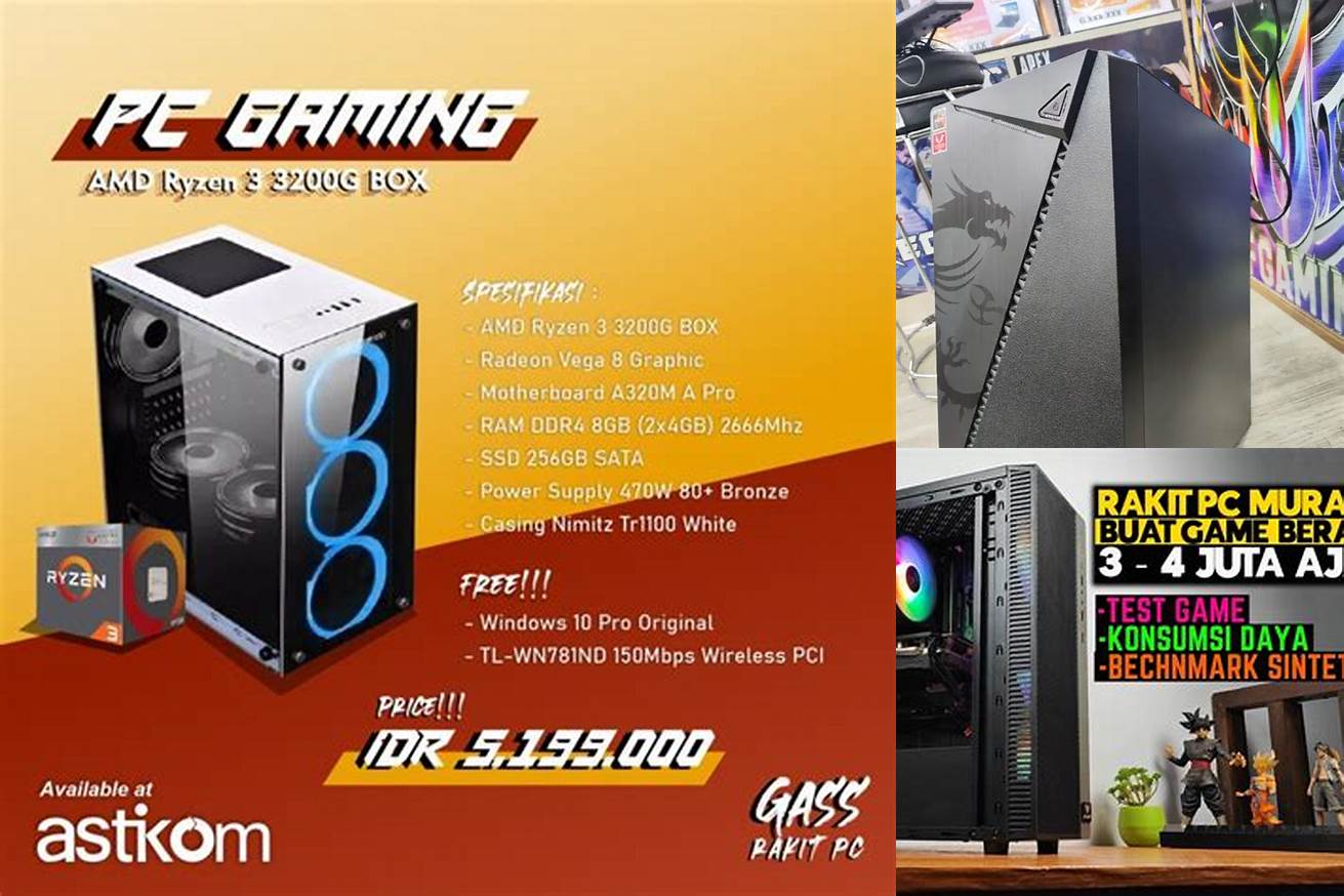 3. Rakit PC Gaming Murah - AMD Ryzen 3 3300X