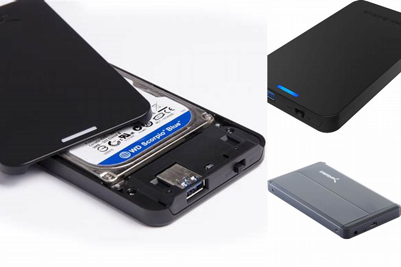 3. Sabrent 2.5-Inch SATA to USB 3.0 Tool-Free External Hard Drive Enclosure