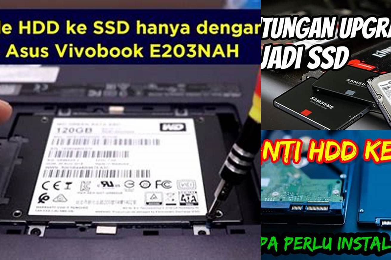 3. Upgrade Ke SSD
