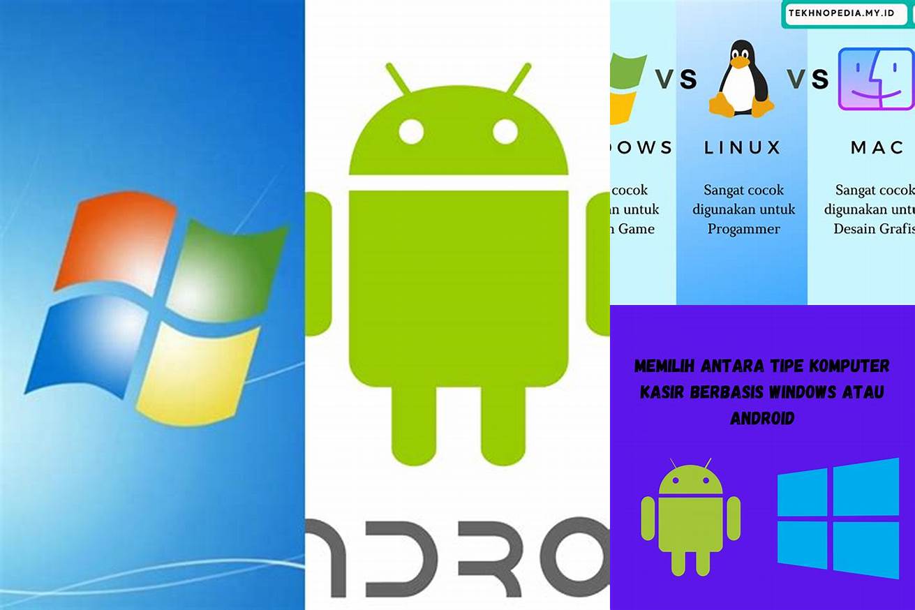 3. Windows dan Android