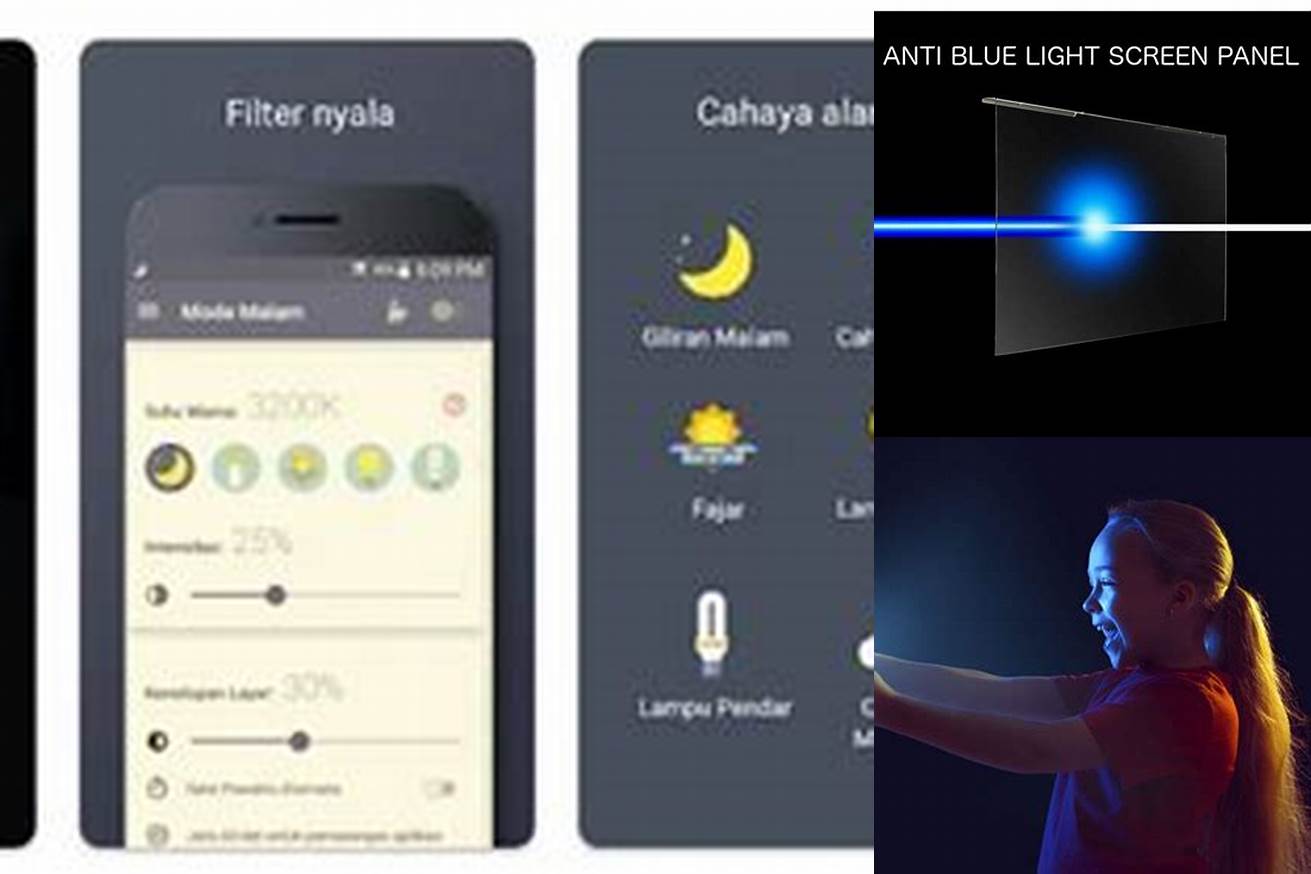 4. Gunakan Aplikasi Filter Cahaya Biru