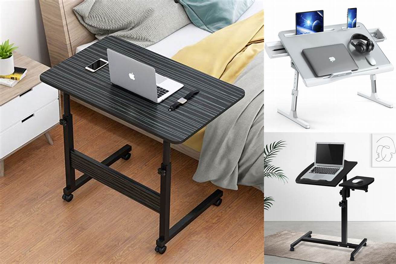 4. Meja Laptop Adjustable Standing Laptop Bed Table