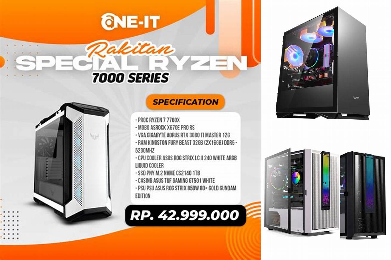 4. PC Gaming Rakitan dengan Prosesor AMD Ryzen 7