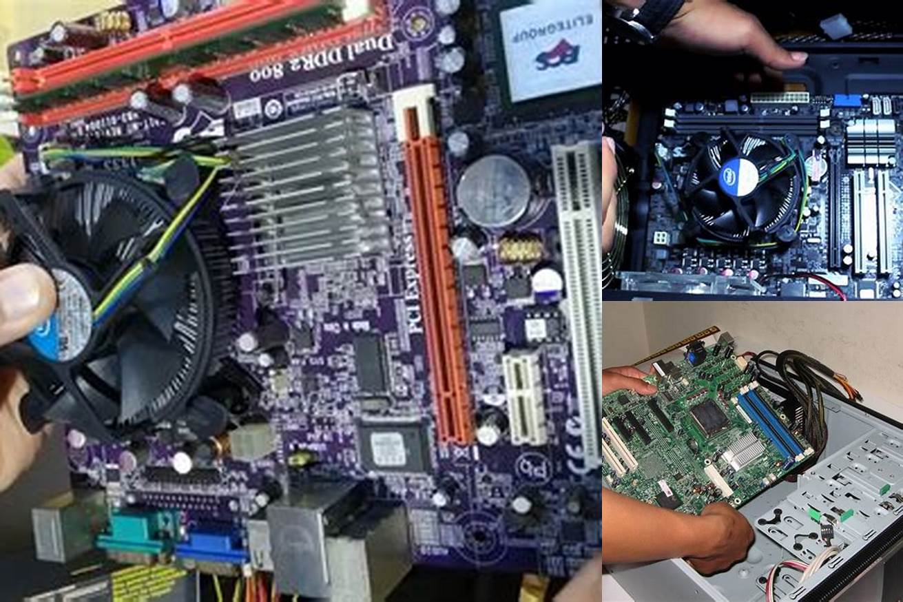 4. Pasang Motherboard ke Casing