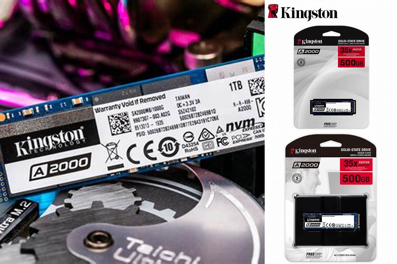 4. SSD Kingston A2000 NVMe PCIe M.2 500GB