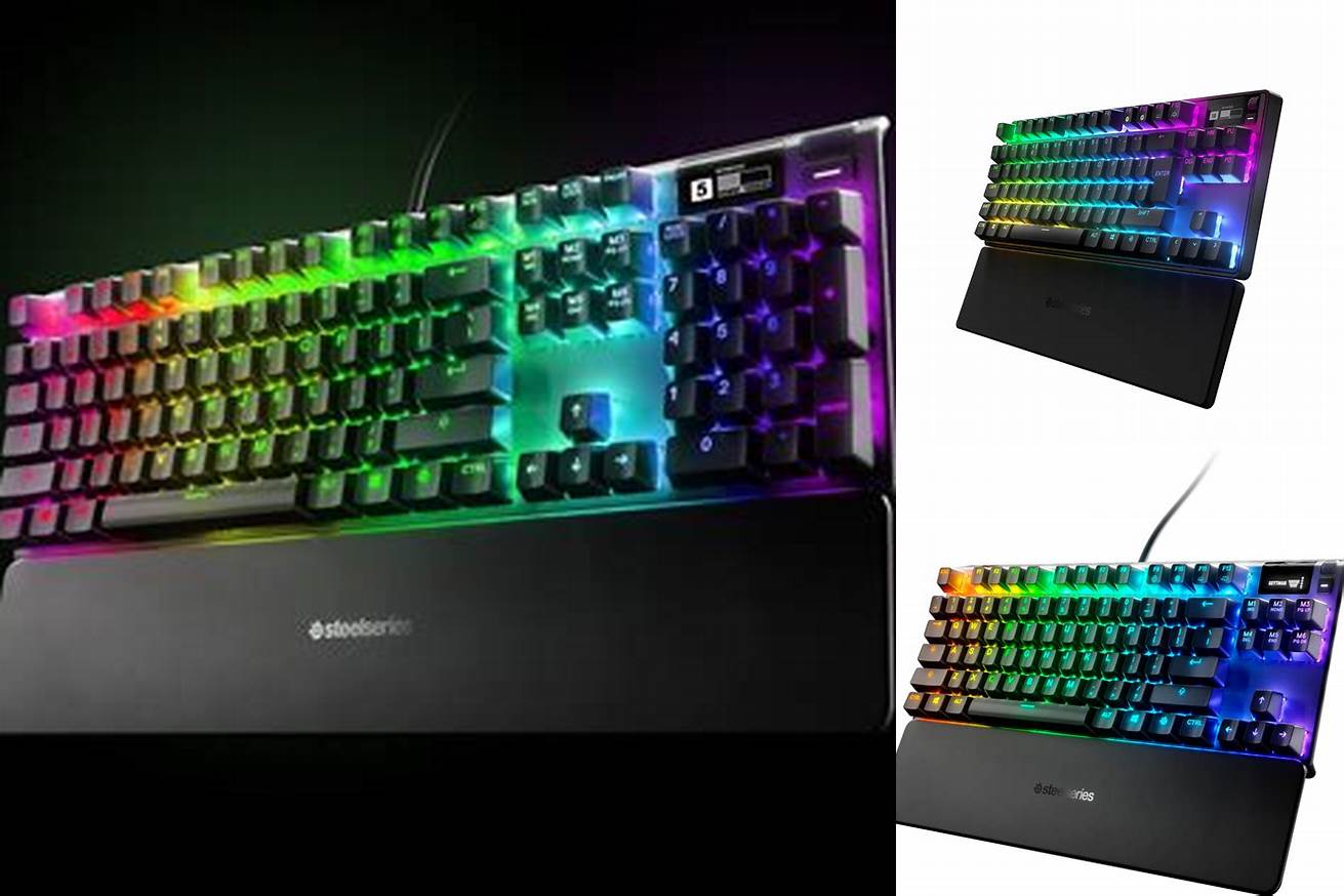 4. SteelSeries Apex Pro Mechanical Gaming Keyboard