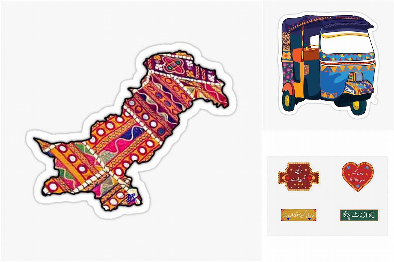 4. Sticker Laptop Pakistani Culture