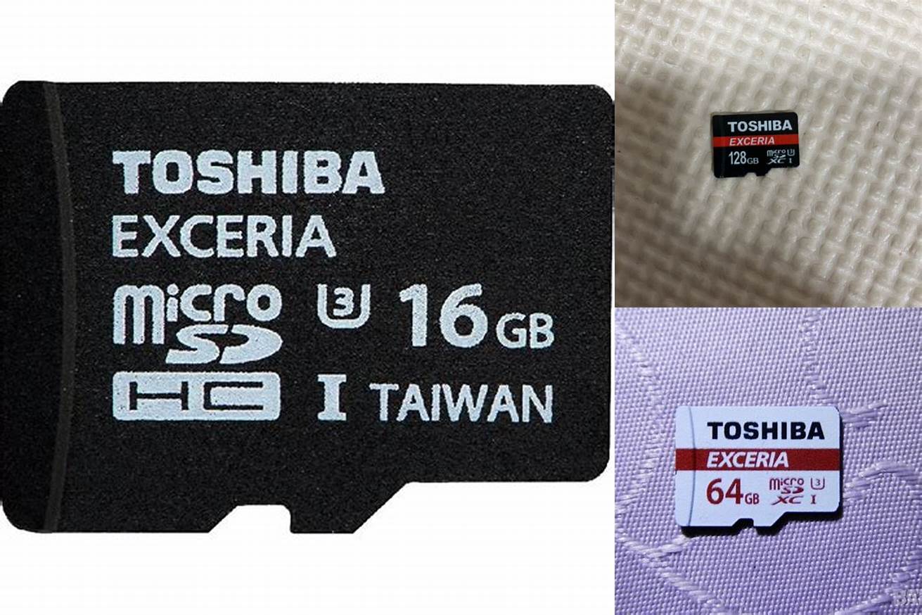 4. Toshiba Exceria MicroSDXC