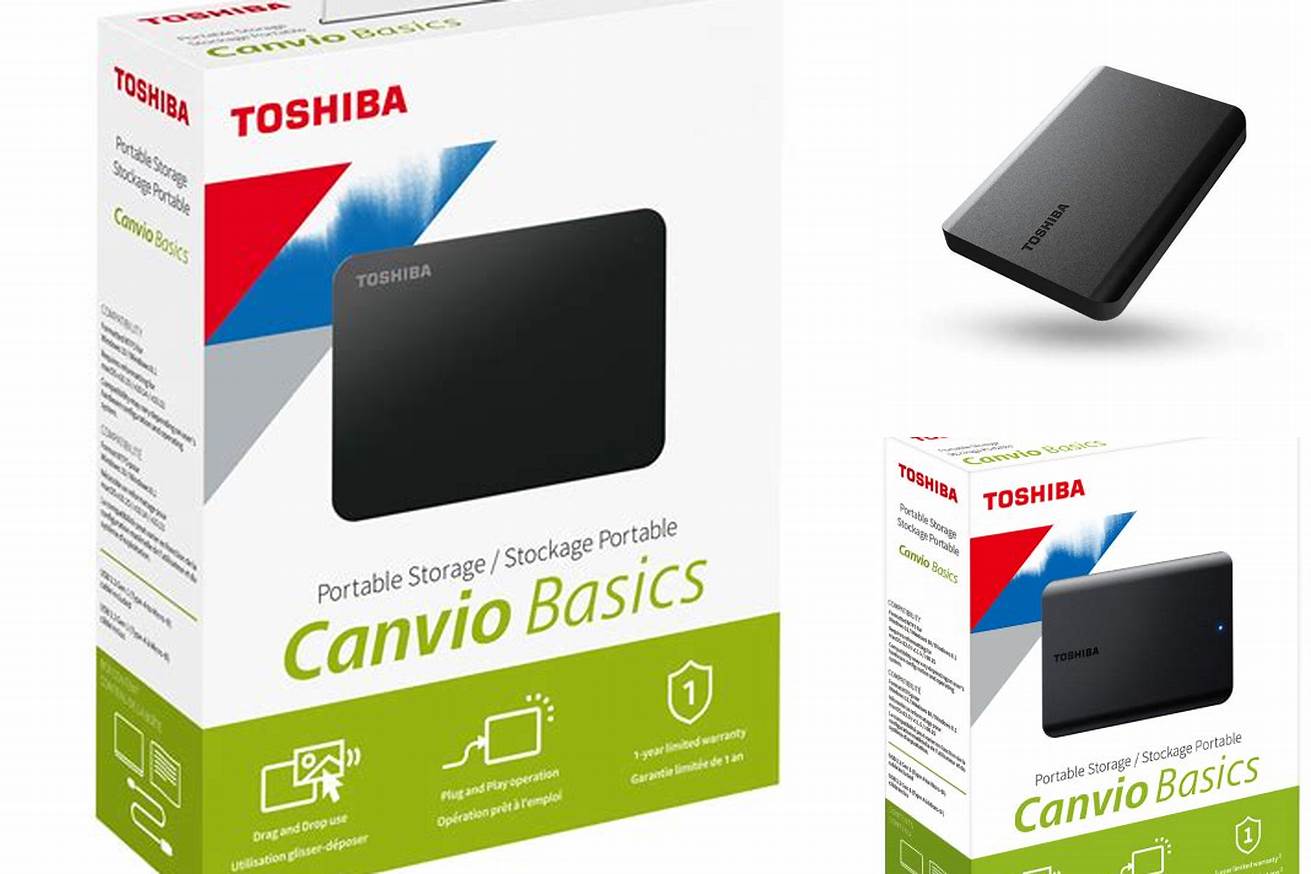 5. Case External HDD Toshiba Canvio Basics