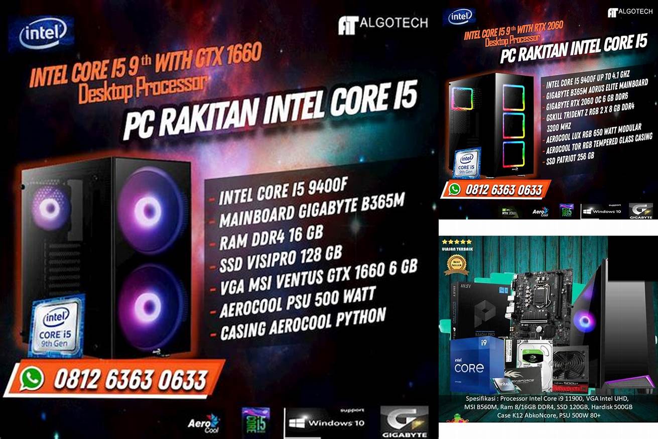 5. Komputer Rakitan Malang - Intel Core i9