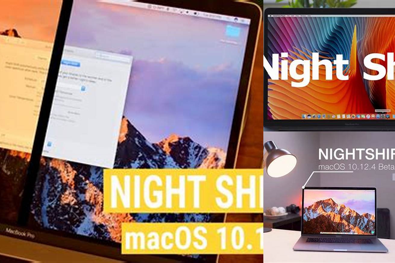 5. Night Shift (macOS)