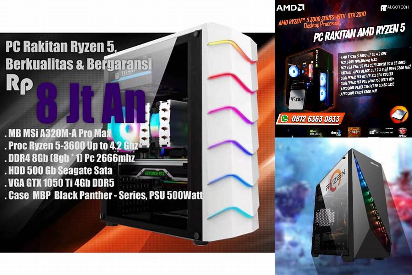 5. PC Rakitan 4 Jutaan - AMD Ryzen 5 3600