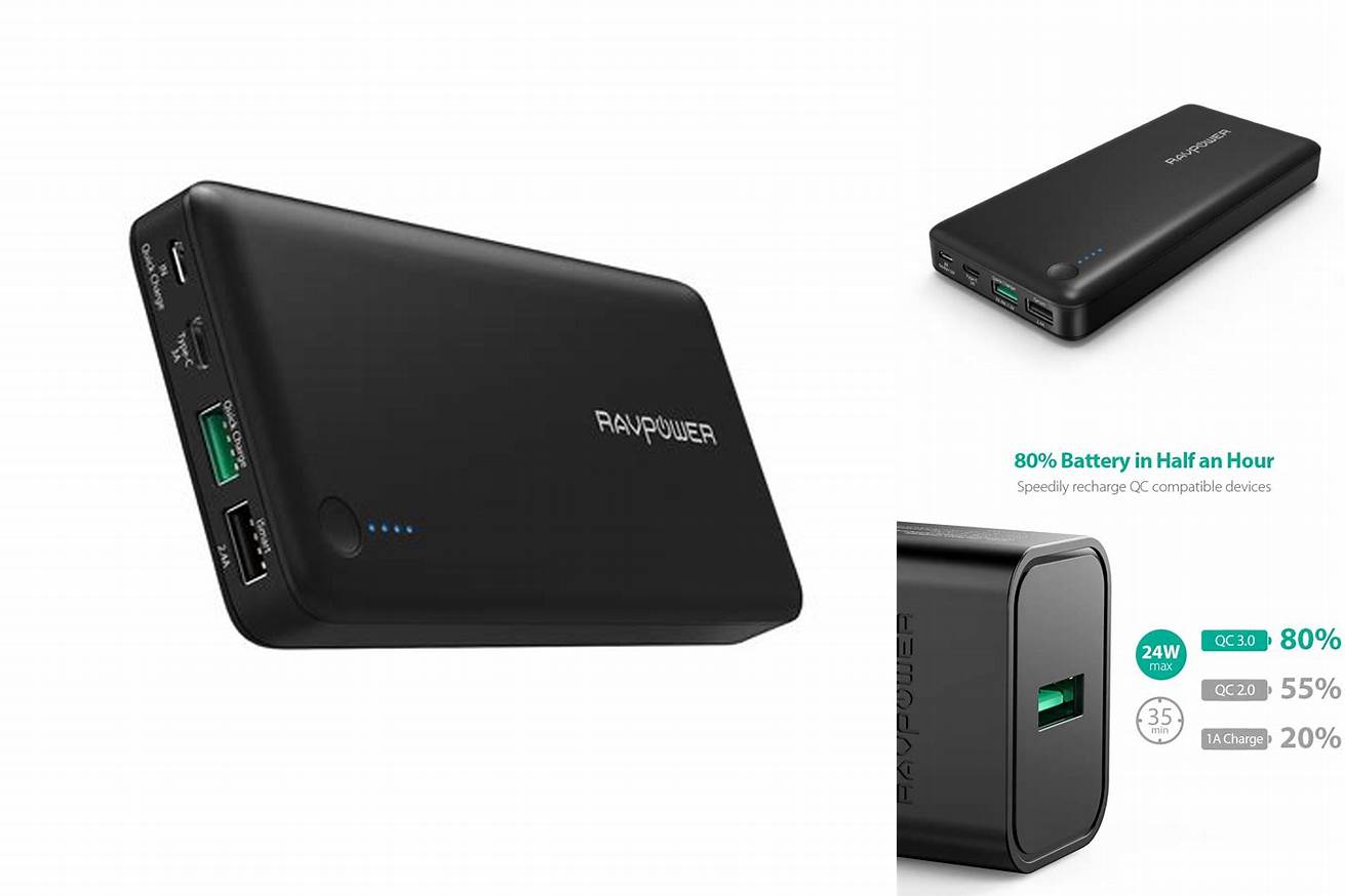 5. RAVPower Quick Charge 3.0 Power Bank