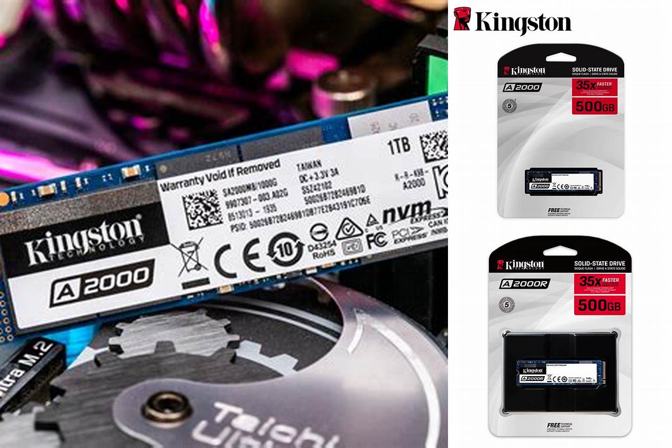 5. SSD Kingston A2000 500GB NVMe