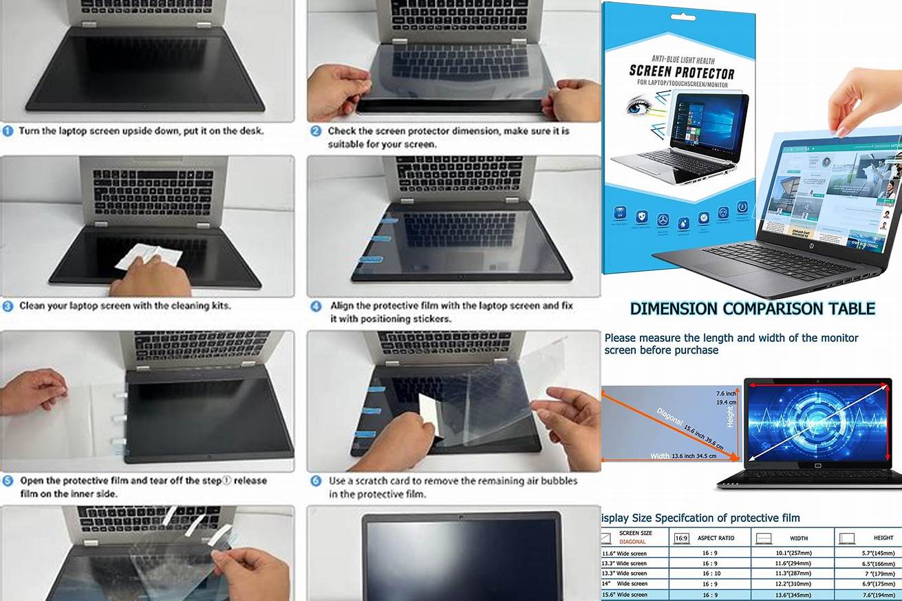 5. Screen Protector Laptop 15.6 Inch Blue Light Filter