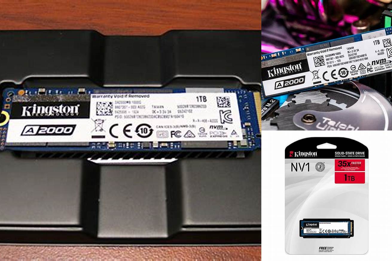 5. Storage: Kingston A2000 NVMe PCIe M.2 1TB