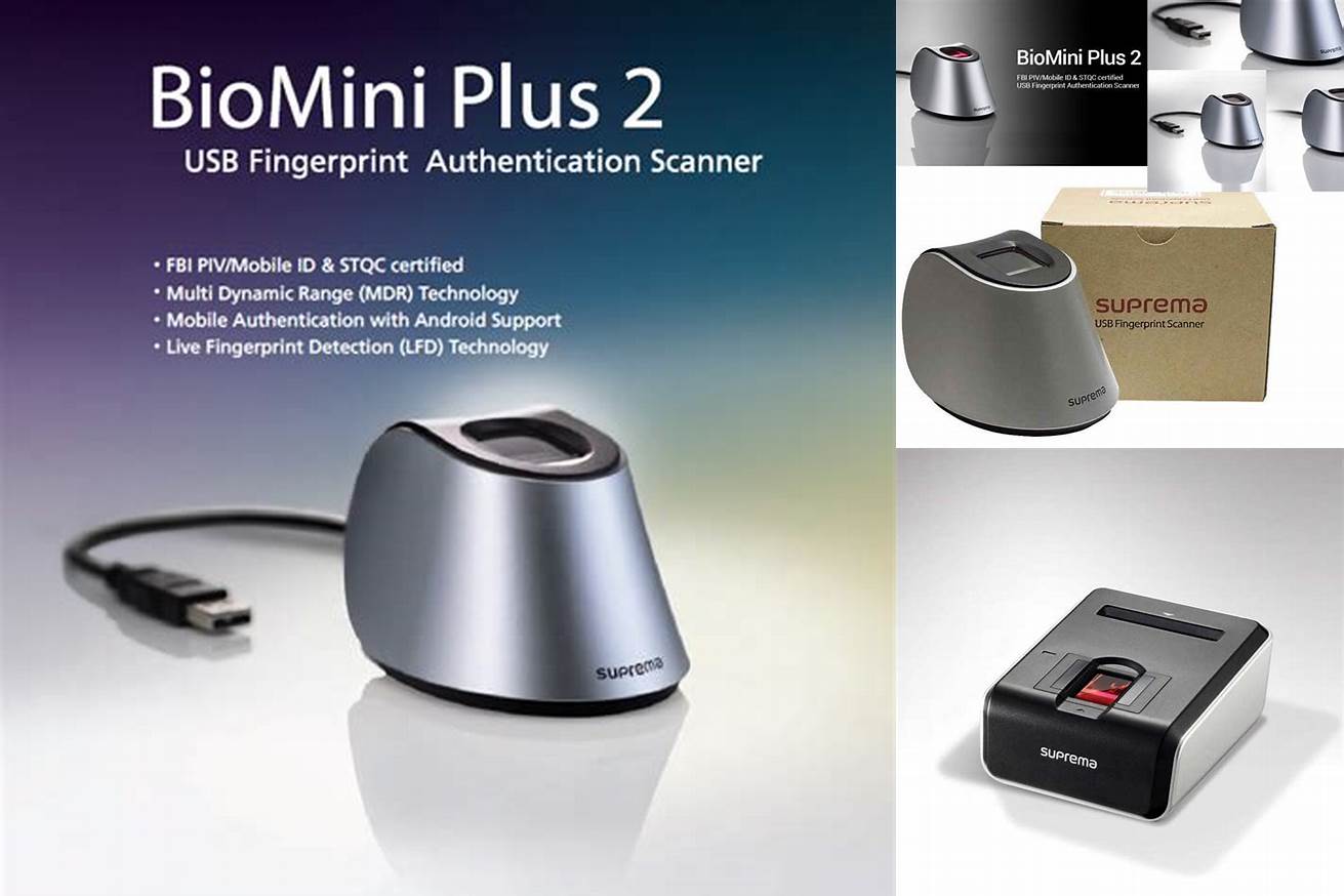 5. Suprema BioMini Plus Fingerprint Scanner
