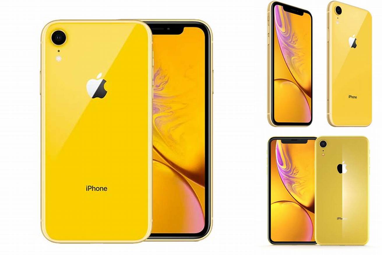 5. iPhone XR Yellow