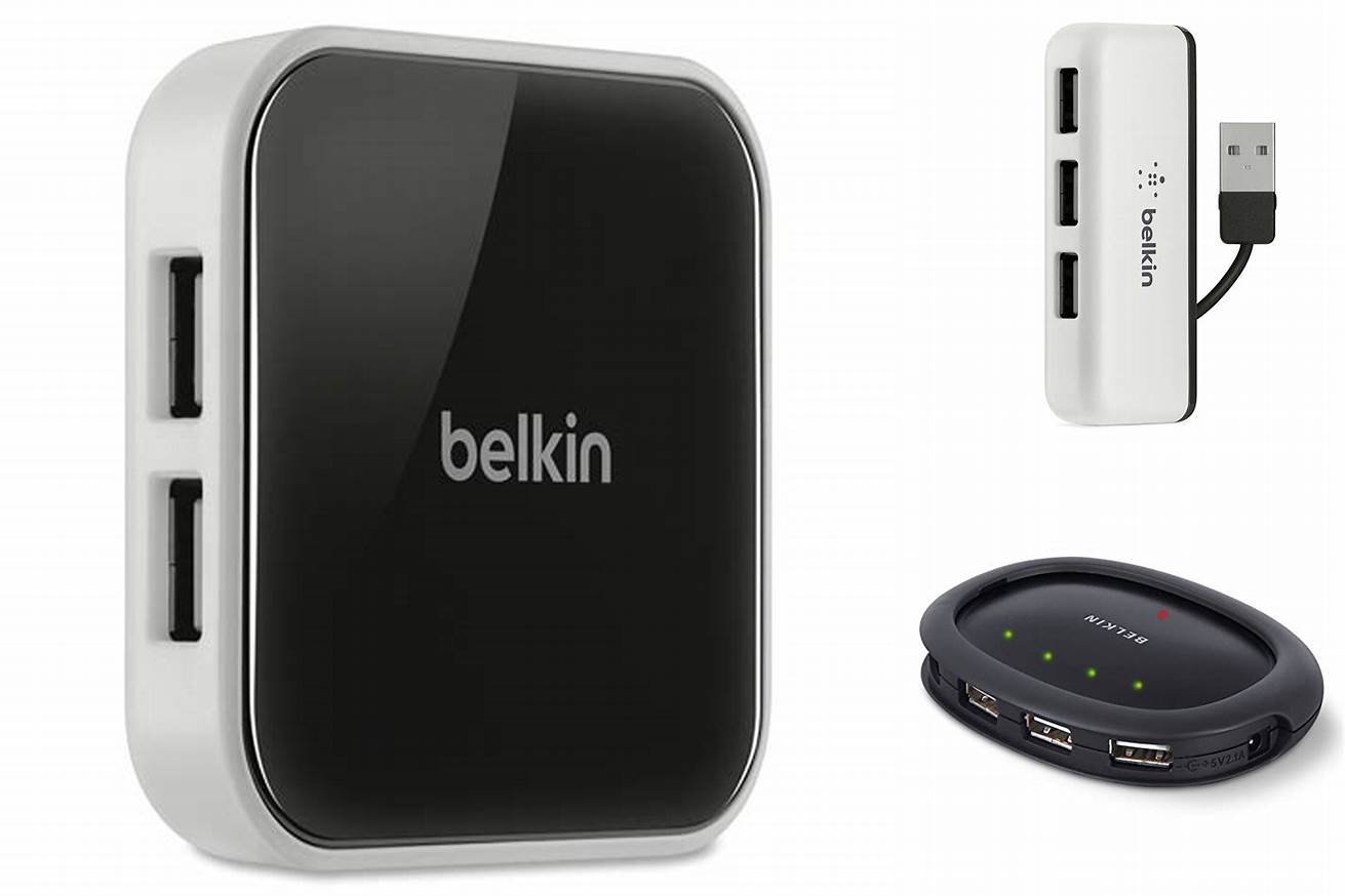 6. HUB USB Belkin 4 Port