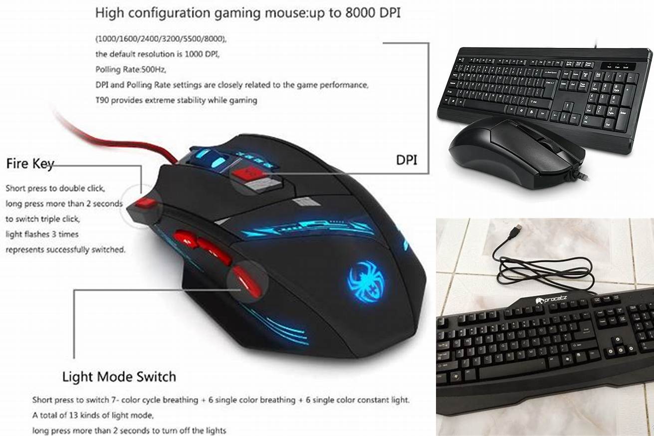 6. Keyboard dan Mouse dengan Presisi Tinggi