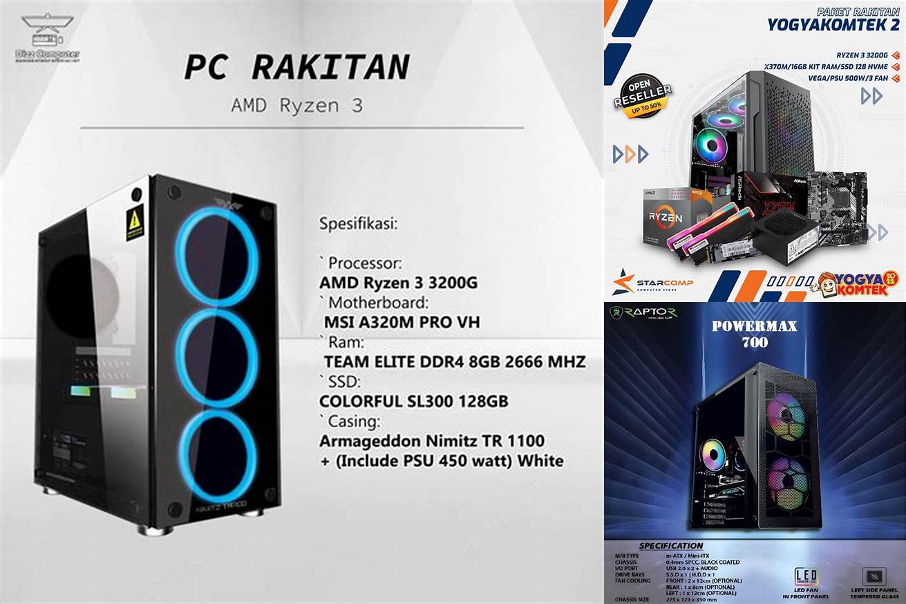 6. Komputer Rakitan AMD Ryzen 3