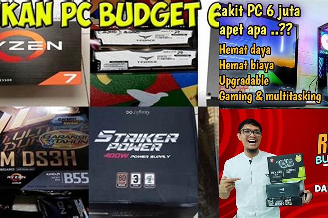 6. Rakit PC Budget